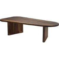 Wohnling Salontafel sheeshamhout 120 cm ovaal