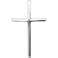 MOOYE ® - Collectie Zilveren Kruis abstract hanger