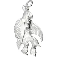 MOOYE ® - Collectie Zilveren Vogelman kettinghanger
