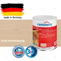 Remmers HK-Lazuur 3in1 Licht ivoorkleurig 0,75L – Premium Houtbeschermingsbeits voor Buiten – Oplosmiddelhoudend – UV- & Vochtwerend – Impregneer, Grondlaag & Beits in Eén
