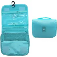 Somstyle Reis Toilettas met Haak Groot - Ophangbaar - Dames En Heren - Licht Turquoise