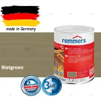Remmers HK-Lazuur 3in1 Rietgroen 0,75L – Premium Houtbeschermingsbeits voor Buiten – Oplosmiddelhoudend – UV- & Vochtwerend – Impregneer, Grondlaag & Beits in Eén