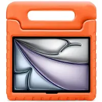 XCCESS Tablethoes geschikt voor Apple iPad Pro 13 Inch (2024) Kinder Tablethoes met Handvat | Kids Guard - Oranje
