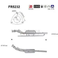 As FR5232 Roetfilter (DPF)