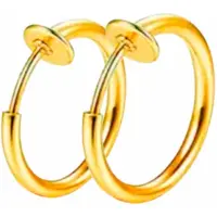 Charme Bijoux Fake paar Oorringen Goudkleurig 20 mm