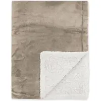 Byrklund Plaid Snowy Hug - 150x200 - 100% Polyester - Taupe