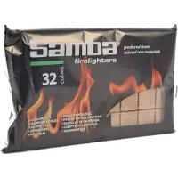 Samba Aanmaakblokjes - Fire - Vuur - BBQ - Flame - 32 stuks - - Goedkoop - barbecue