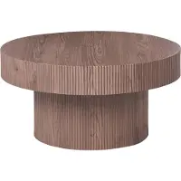 Beliani SEUL - Salontafel - Donkerbruin - MDF