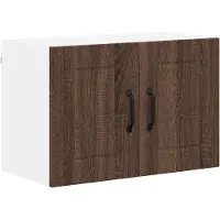vidaXL Wandkast LUCCA Bruin eiken 60 x 31 x 40 cm Bewerkt hout