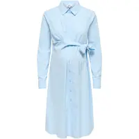ONLY Maternity Blousejurk 'OLMCassi' lichtblauw