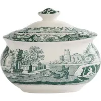 Spode Heritage Green Italian suikerpot Groen, 0,25 L