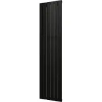 Plieger Cavallino Retto designradiator verticaal enkel middenaansluiting 1800x450mm 910W antraciet metallic