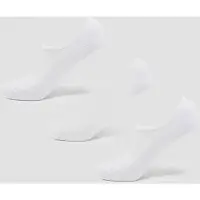 MP Unisex Invisible Socks (3 Pack) - White - UK 12-14