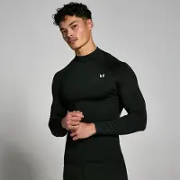 MP basislaag trainingsshirt met hoge hals en lange mouwen voor heren - Zwart - XXS