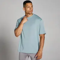 MP Tempo oversized trainingsshirt van mesh voor heren - Loodgrijs - XS
