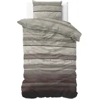 Sleeptime Elegance Dekbedovertrek Katoen-Flanel - Marcus Taupe 140 x