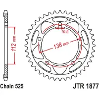 JT Sprockets 525 Jtr1877.41 Steel Achtertandwiel
