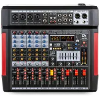 Power Dynamics PDM-T604 - 6-kanaals mengtafel met Bluetooth, 380