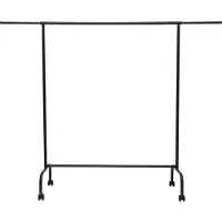 MAUL Kapstok MAULlimbo - metaal - B 1510 x D 500 x H 1560 mm - uittrekbare zijarmen - met wielen - zwart