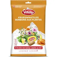 Vitalp - Keelpastilles - Original Met 20 Kruiden En Honing - 16 zakjes - 75 gram