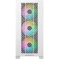 Cooler Master Elite 301 White, Mini-tower, PC, Wit, ITX, Micro ATX, Kunststof, Staal, Gehard glas, Gaming