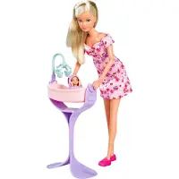 Steffi Love Welcome Baby Doll Roze Kinderen