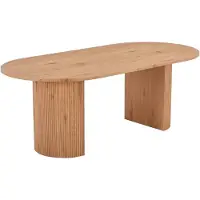 House Nordic Eettafel Boavista | mdf naturel 210x100x75 cm eettafels | NADUVI