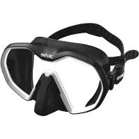 Seac Sub Icona Diving Mask Zwart