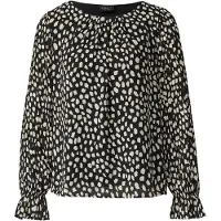 s.Oliver Black Label Blouse zwart / wit