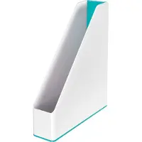 Leitz tijdschriftbestand WOW Duo Kleur, wit/ijsblauw