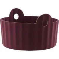 Normann Copenhagen Colu Basket opbergmand Ø44 cm Burgundy