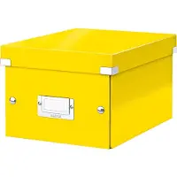 Leitz opslag- en transportdozen uit de serie Click + Store, klein, voor DIN A5, geel.