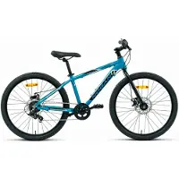 Nogan Gravel PRO - Lichtgewicht Kinderfiets - 24 inch - 7 versnellingen - Blauw
