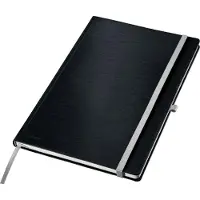 Leitz Style Notitieboek A4 Gelijnd - met Harde Kaft - 100 Grams Papier - Satijn Zwart