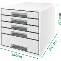 Leitz 5214 WOW ladeblok roze metallic (5 laden)