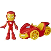 Hasbro Marvel Iron Man, voertuig, Spidey en zijn fantastische vrienden, 3 jaar, kunststof, rood, geel