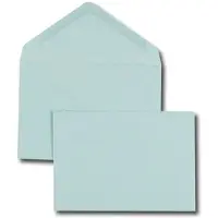 GPV Briefumschl„ge, C6, 114 x 162 mm, blau, gummiert