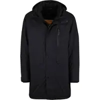 Camel active winterjas wijde fit effen donkerblauw