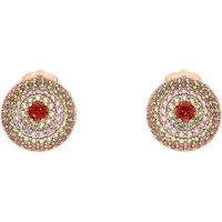 Gaya Oorbellen goud / rood