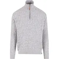 INDICODE JEANS Trui 'Rufus' lichtgrijs