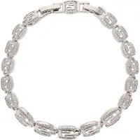 NAEMI Armband zilver / transparant