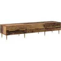 vidaXL TV Kast 150 x 36 x 30 cm Oud Hout Bewerkt hout