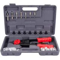 Kraft & Dele Professionele handklinknageltang M3-M10 set met 100 klinknagels
