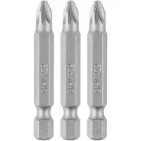 Graphite PZ2-bits - 50 mm lengte, 3 stuks