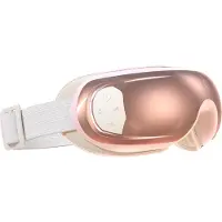 Renpho Eyeris 3 Oogmassager - Voor rondom ogen en slapen - Warmtefunctie en verkoelende optie - Met voice control en bluetooth - Verschillende intensiteiten - Rose goud