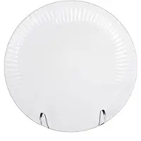 Lubiana Daisy witbord, 20,5 cm, porselein, vaatwasser/magnetron