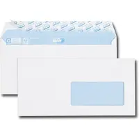 GPV Briefumschl„ge, DL, 110 x 220 mm, weiá, mit Fenster