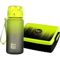 CoolPack Flessen- & Broodtrommelset 400ml Gradiënt Citroen
