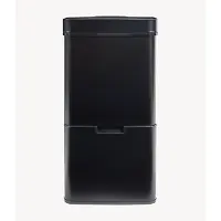 En.casa Sensorprullenbak Venna 62 liter 75x42x32 cm zwart []