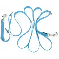 Happet Verstelbare Nylon Hondenlijn L - Blauw, 3m